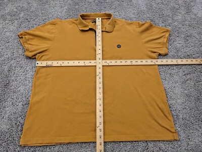 Tony Montana Polo Shirt Mens XXL Knit Yellow Short Sleeve | eBay
