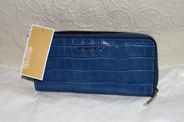 michael kors denim wallet