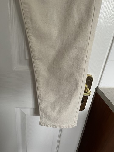 AUTOGRAPH M&S MENS ECRU CREAM TAPERED FIT JEANS Waist 34” Leg 33” Bnwt - Picture 6 of 9