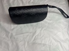 Oakley Soft Shell Case Zip Glasses Sunglasses Black Logo Large Wristlet Strap