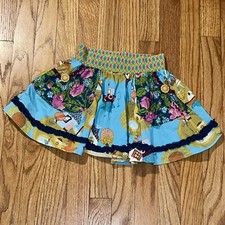 Matilda Jane Girls Size 4  Paint By Number  Twirl Yellow Brick Road Skirt Prints