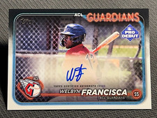 2024 Topps Chrome PRO DEBUT ROOKIE AUTO Welbyn Francisca item 2