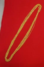 WHOLESALE LOT OF 10 14kt GOLD PLATED 30 INCH 2mm TWISTED NUGGET CHAINS