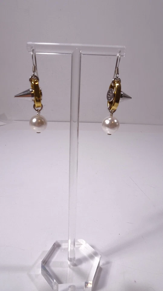 Pendientes JOOMI LIM para mujer Dynamic Duo Esfera y Esfera NUEVOS SIN ETIQUETAS 145 oro plata Foto 2 de 4