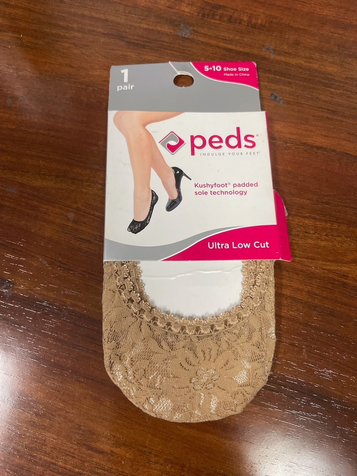 SAOLA Calze Peds Kushyfoot Suola Imbottita Tecnologia Taglio Ultra Basso Tan Tg 5 10