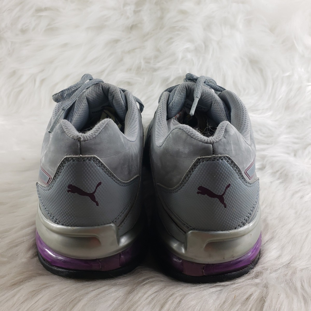 Puma Athletic Shoes in Gray with Purple Details PUMA Sneaker RS-X Soft - Medium Grey Heather/PUMA White  main image 3