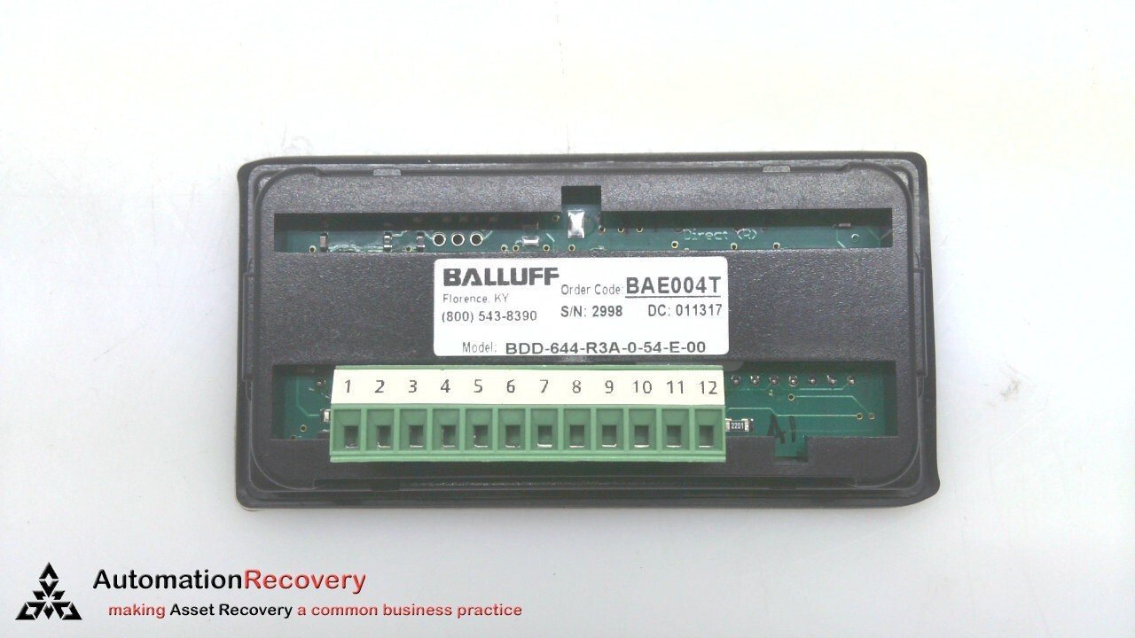 Modulo Balluf Display BALLUFF BAE004T DIGITAL DISPLAY BDD 644-R3A-0-54-E-00 #275154 for sale ...