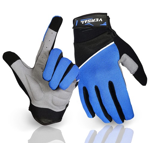Cycling Gloves Full Finger Gel Palm Touchscreen MTB Bicycle Riding Mountain Bike - Picture 16 of 29