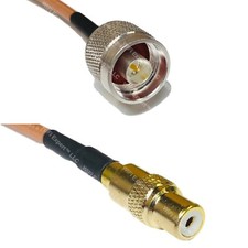 RG400 N MALE to RCA FEMALE RF Cable FAST-SHIP LOT