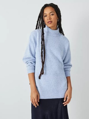 ANYDAY John Lewis Pullover Small Blau Oversized Fit Rollkragen DEFEKT Neu mit Etikett UVP 38 