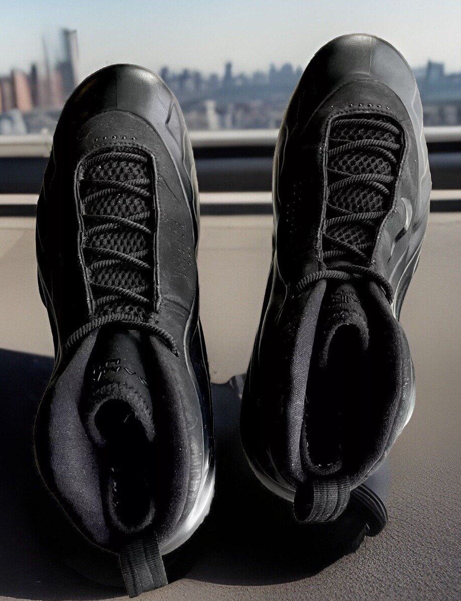 VTG] NIKE FOAMPOSITE LITE ONE ZOOM ANTHRACITE BLACK MENS  display picture 1