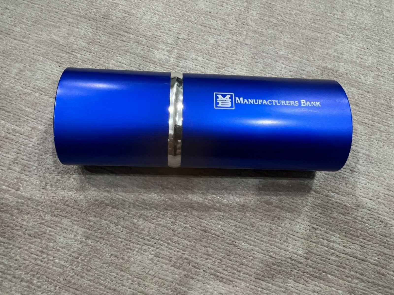 NEW UNUSED Manufacturer's Bank - Travel Vanity Personal Care Kit - Metal Tube