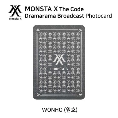 MONSTA X Broadcast The Code Dramarama Official PhotoCard - Member