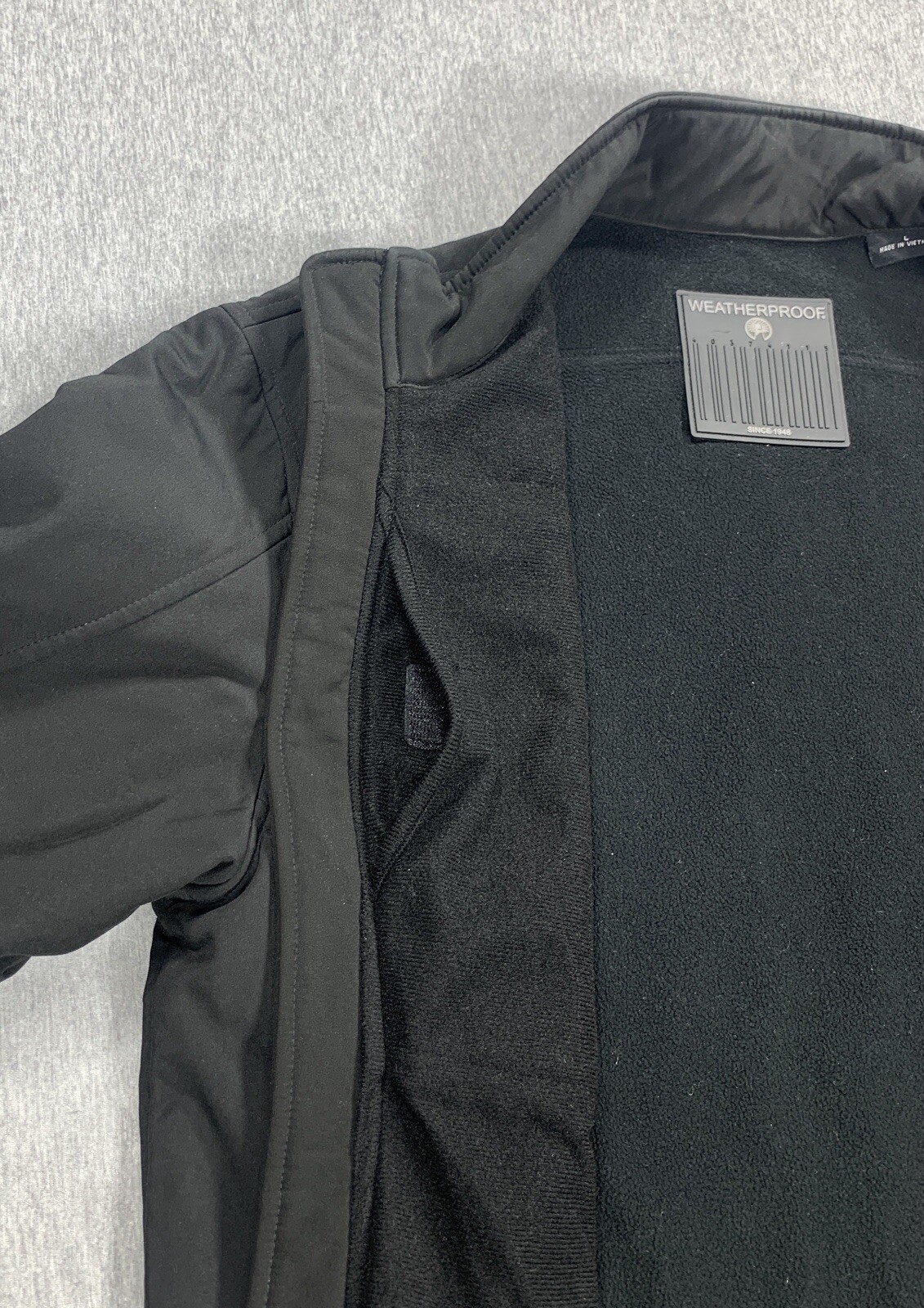 Weatherproof Soft Shell Full Zip Black Jacket Fle… - image 6