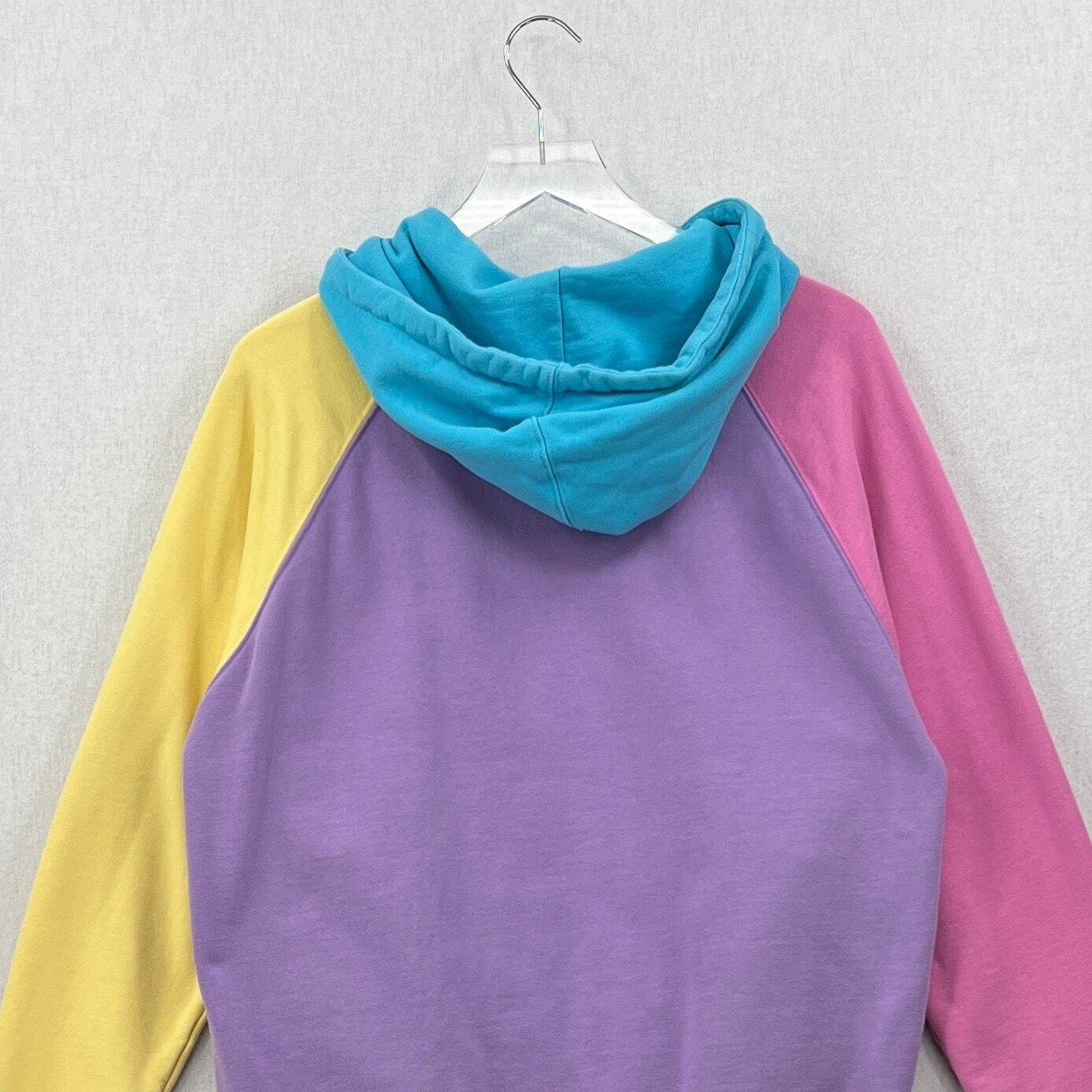 TEDDY FRESH X SPONGEBOB Hoodie Sweatshirt Mens S Pastel Colorblock  