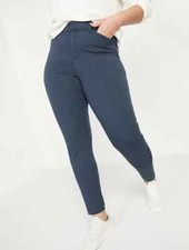 Old Navy High Waisted Pixie Ankle Pants Size 2-Chambray Blue- NWT
