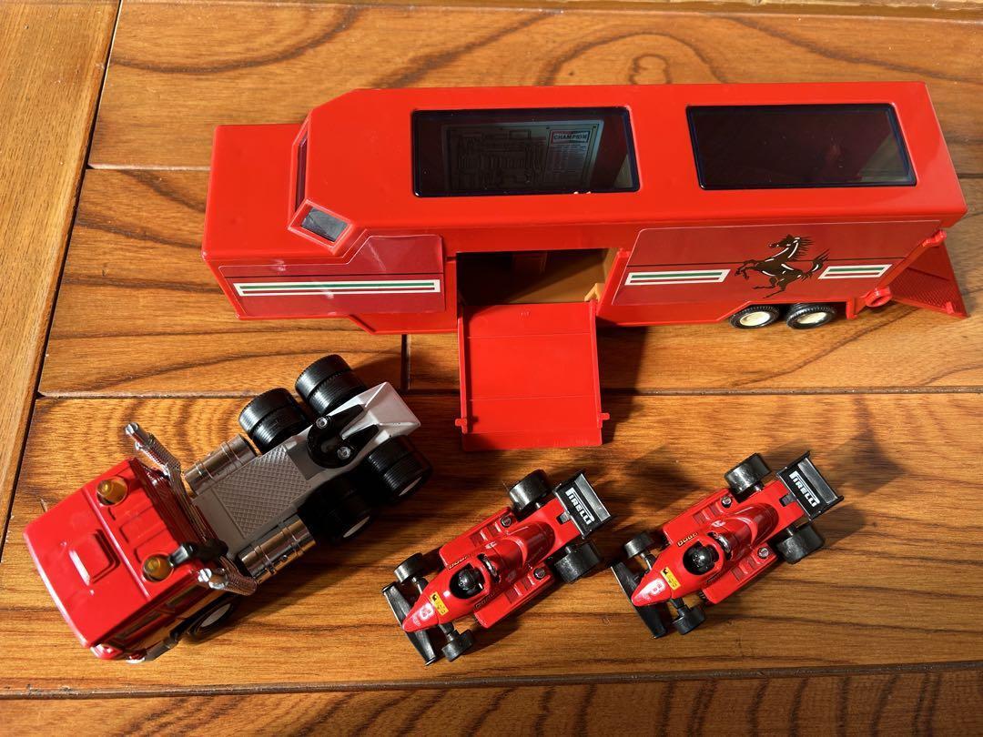 【値下げしました】＊レア＊ マッチボックス  フェラーリ トランスポーター 古いおもちゃ屋で発掘！1/64マッチボックス フェラーリトランス