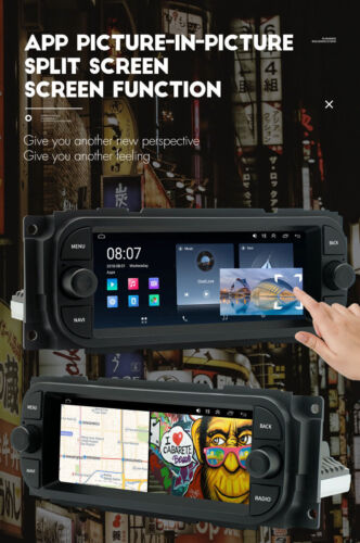6,8" Android 14 Autoradio GPS Wifi für Chrysler Jeep Dodge 1998-2010 mit Carplay - Bild 17 von 24
