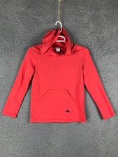 Tommy Bahama Girls Long Sleeve Pullover Orange Hoodie Size M