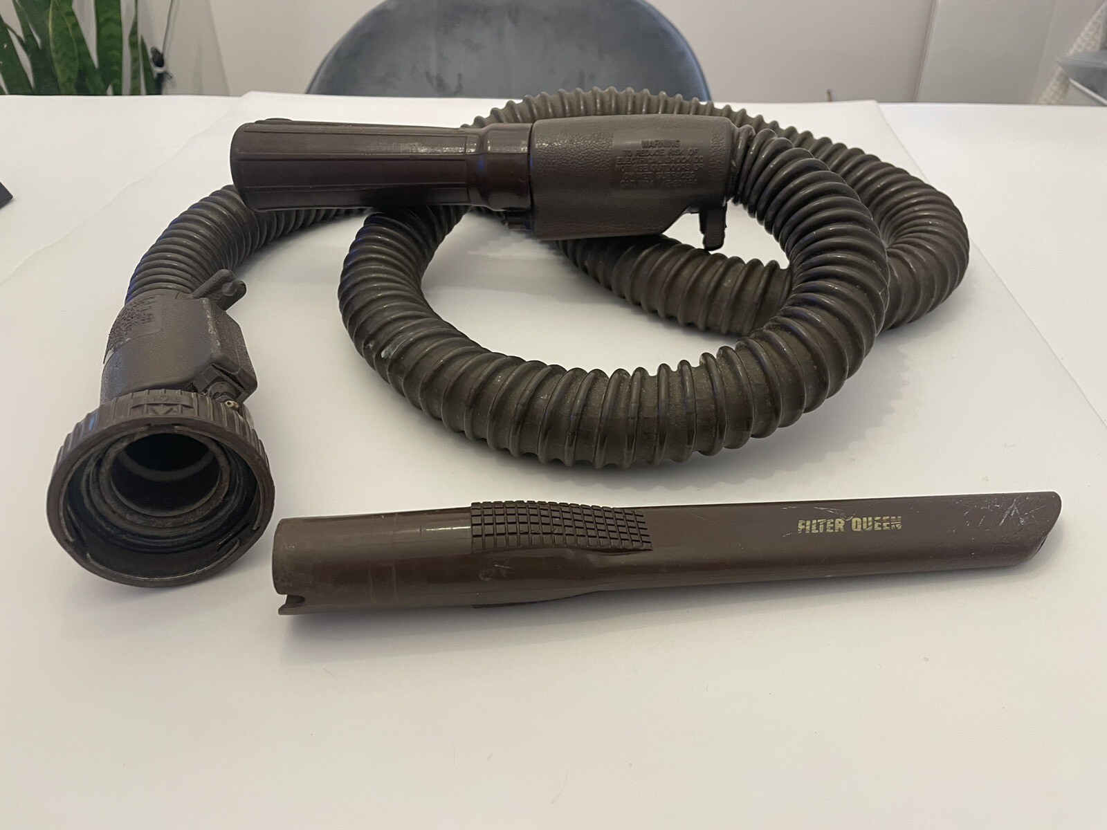 Vintage Filter Queen Canister Hose Plus Attatchment Vacuum Brown LR44129 eBay