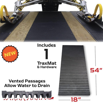 Snowmobile Trailer Traction Mat Deck/Ramp Mount for Loading/Unloading Snowmobile