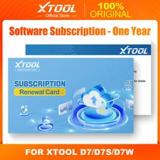 XTOOL Software Update Fee for D7/D7S/D7W - One Year Software Update
