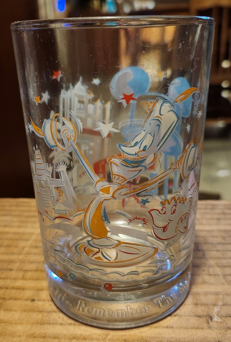 25th Anniversary McDonald's Glass Beauty and the Beast Walt Disney