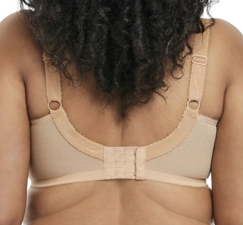 Goddess Petra Bra Sand Beige Mesh Size 36FF Banded Side Support Full Cup 6650 - Picture 2 of 12