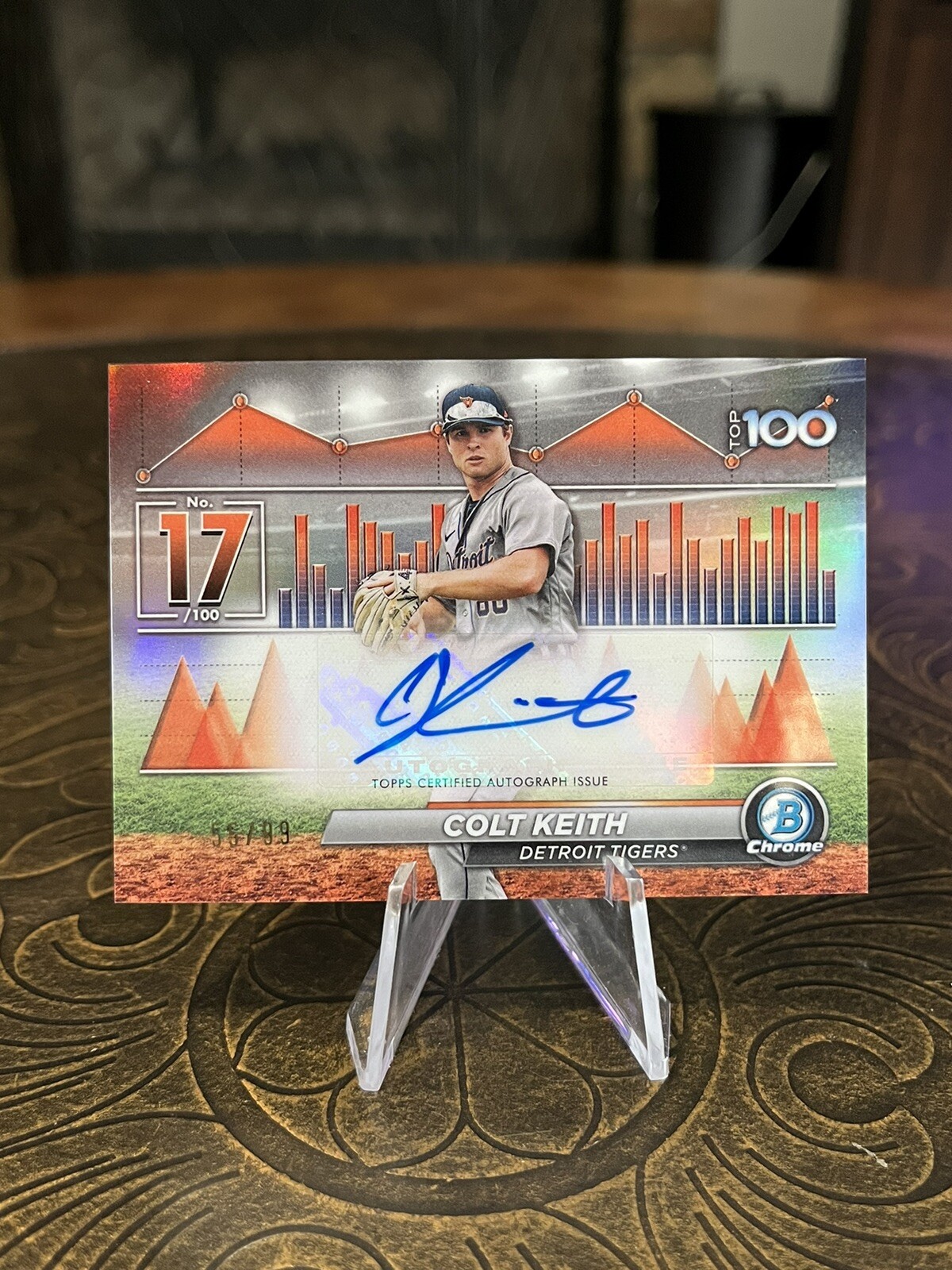 2024 Bowman Colt Keith Scouts Top 100 Refractor Auto 55/99 🔥⚾️