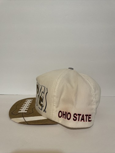 Cappello Vintage Ohio State Buckeyes SnapBack Stampa Puff Football Bill NCAA - Foto 5 di 17