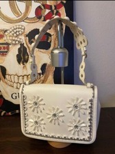 Vintage Moschino white mini Bag Cubic Decoration Good condition