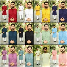 14 Kg Heavy Rayon Function Ethnic Style Indian Stitched Men's Kurta Pajama IN-11