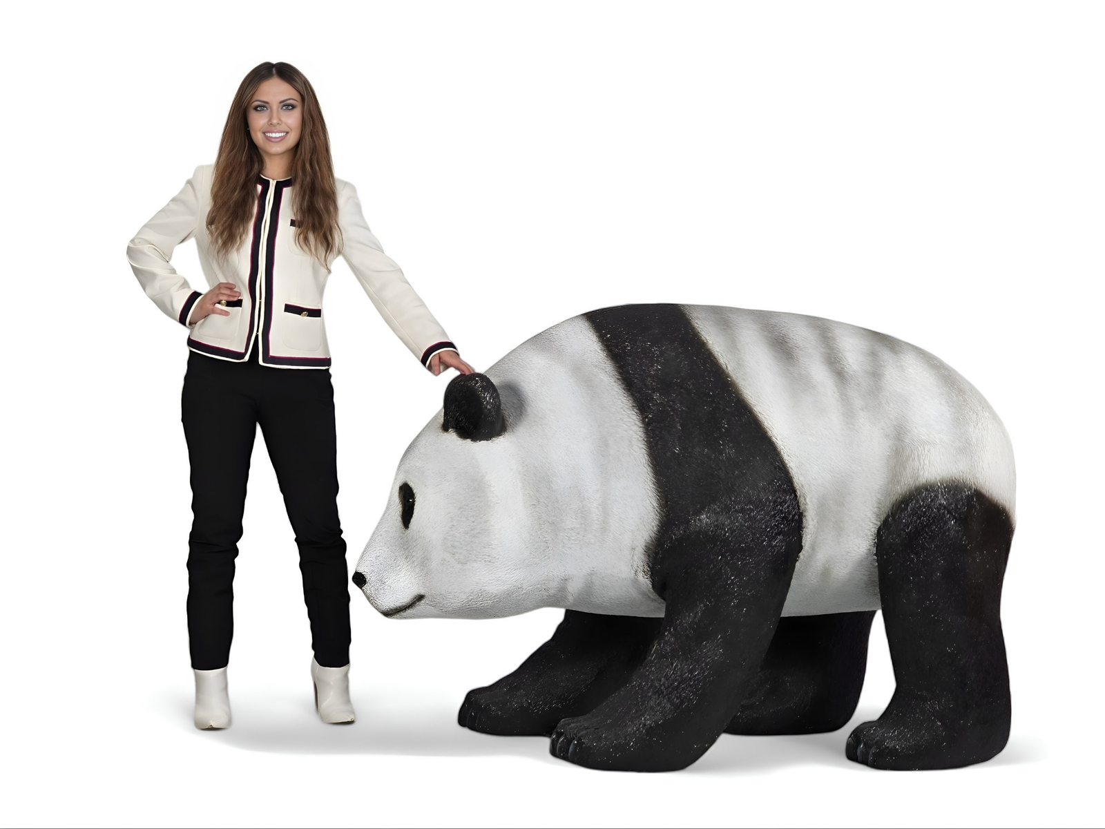 Large Panda Bear Statue - Life Size - Walking Indoor Outdoor Museum ...