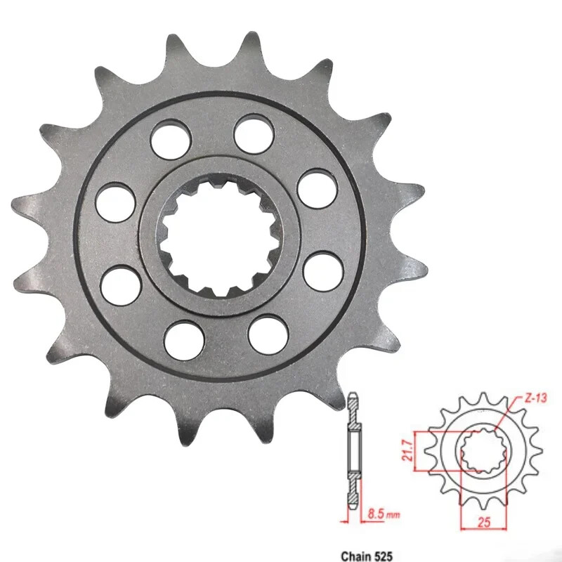 525-17T Front Sprocket For Kawasaki ZX-10RR (ZX1000 ZX1002