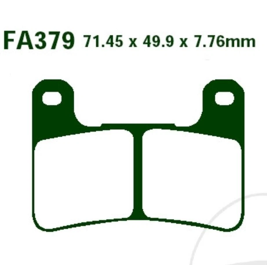 2x Racing Bremsbeläge vorne für Kawasaki Ninja H2 ZX-10R Suzuki GSX1300 GSX-R - Bild 2 von 2