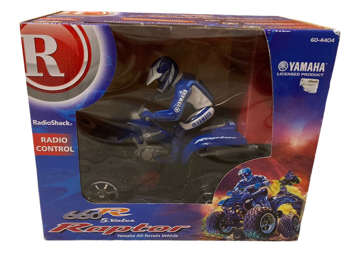 RadioShack RC Yamaha 660R 5 Valve Raptor ATV Rider Remote Control