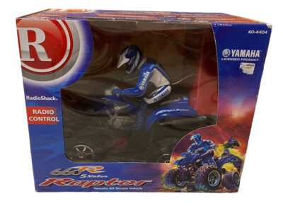 RadioShack RC Yamaha 660R 5 Valve Raptor ATV Rider Remote Control