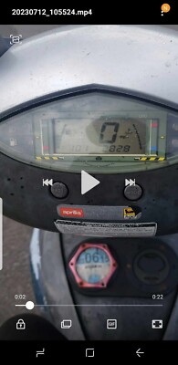 APRILIA SR 50 125 AREA 51 ALIEN..ORIGINAL DIGITALUHREN VOLL FUNKTIONSFÄHIG SELTEN.
