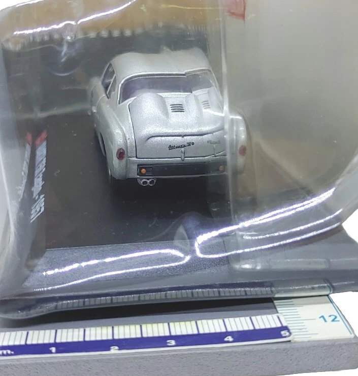 HACHETTE by Starline 1:43 Mille Miglia '57 Fiat Abarth 750 Zagato #52 argento - Immagine 4 di 4