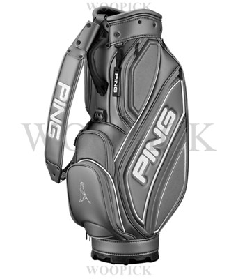Ping 2025 SPORTY X1 Men's Golf Caddie Cart Bag 9inch 5Way 3.9kg PU/PE-Dark Gray