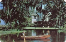 VTG Anchorage Hotel Advertising Brunswick Georgia Rounded Corners Chrome P23