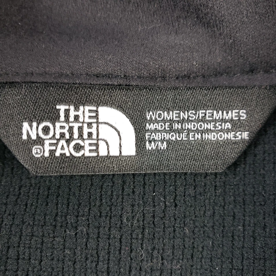 NEW The North Face Women MEDIUM Ridgewall Soft Shell Vest Black Zip Pckts & Logo - Image 3 of 4