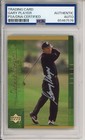 2001 UPPER DECK GOLF GARY PLAYER SIGNED TRADING CARD PSA DNA COA AUTOGRAPH HOF