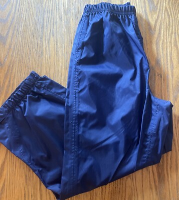 LL Bean Childs Rain Pants  Navy 6X-7 NWOT