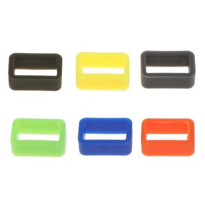 10 Stück Gummi Silikon  Loop Strap Halter Keeper 16mm