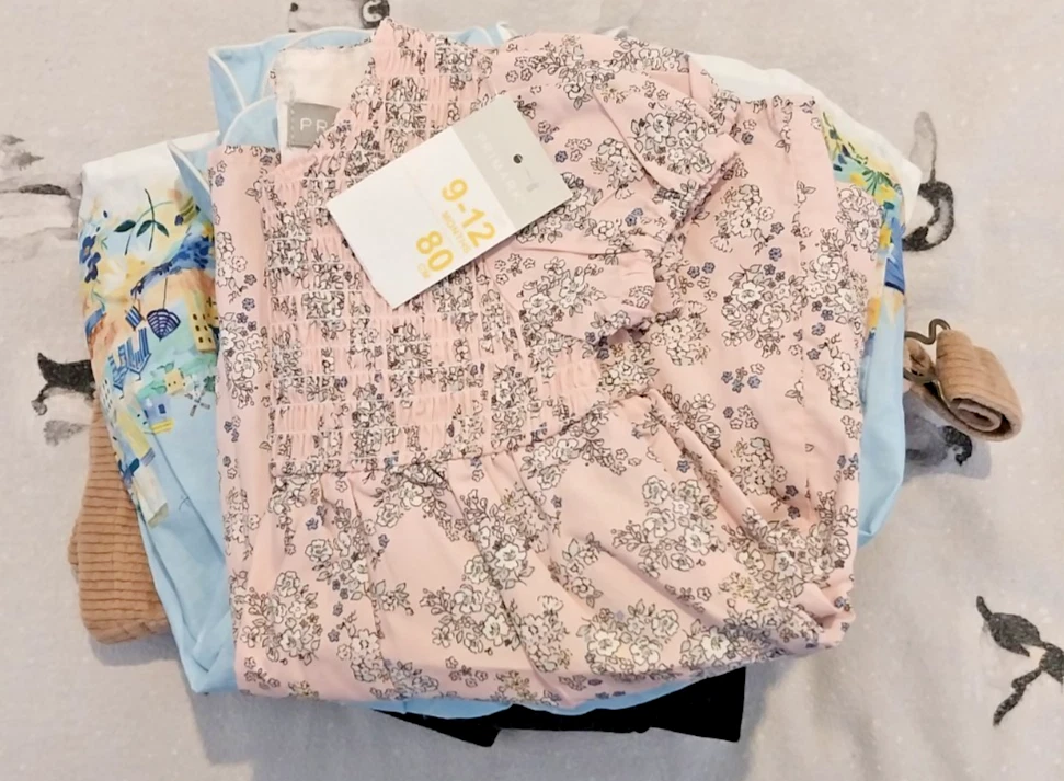 Baby Girls Clothing Bundle 9-12 Months Mixed Seasonal Outfits Great Condition