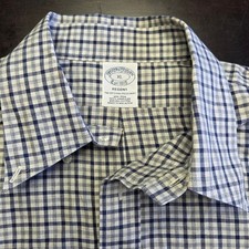 Brooks Brothers Regent Flannel Button Shirt Men's Size XL