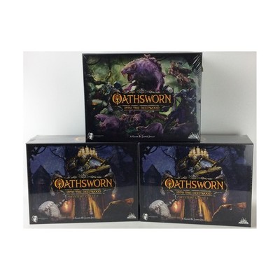Shadowborn Board Game  Oathsworn - Into the Deepwood w/Mystery Chests! Fair/NM