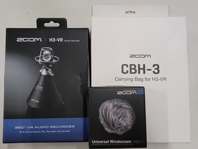 Zoom H3-VR Ambisonic Virtual Reality 360 Audio Handy Recorder Microphone Tested