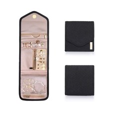 BAGSMART Travel Jewelry Organizer Case Foldable Jewelry Roll fo... FAST USA SHIP